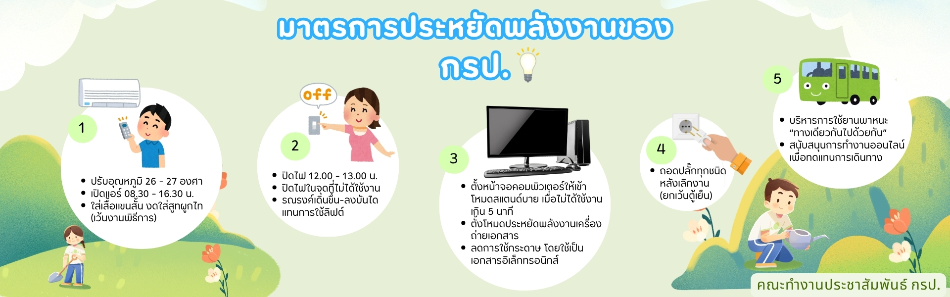 มาตรการประหยัดพลังงานของ กรป.