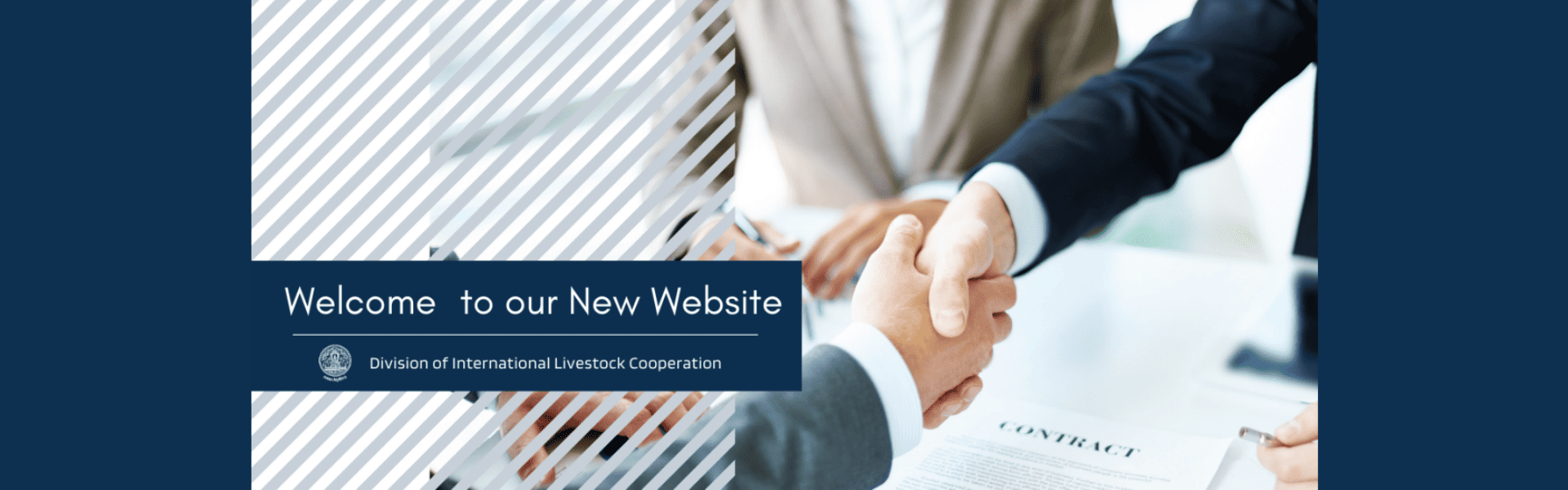 welcome to our new website