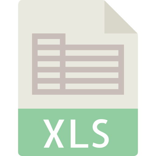 xls filetype icon 177510