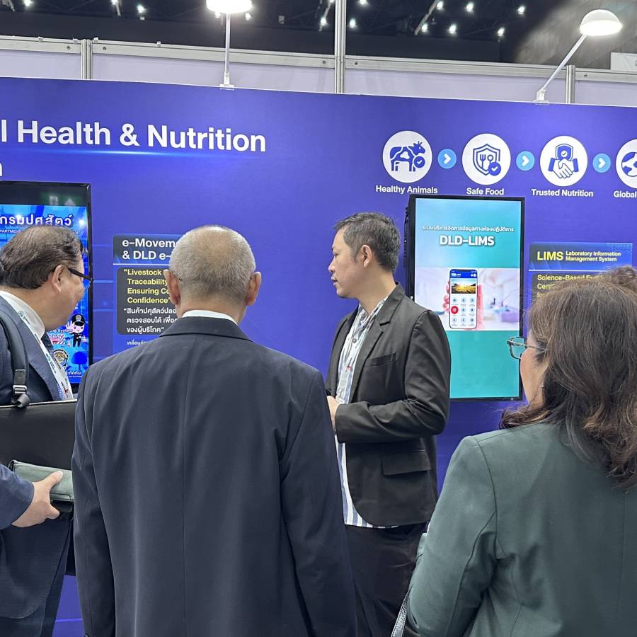 กรมปศุสัตว์โชว์ศักยภาพระบบดิจิทัล ยกระดับมาตรฐานปศุสัตว์ไทย สร้างความเชื่อมั่นผู้ประกอบการไทยและนานาชาติ ในงาน VIV Health and Nutrition Asia 2026