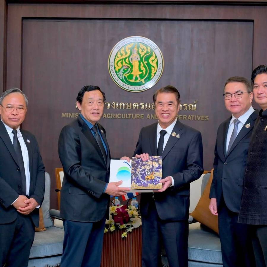 กรป. เข้าร่วมในการหารือเพื่อขับเคลื่อน One Health และความร่วมมือด้านปศุสัตว์กับผู้อำนวยการใหญ่ FAO