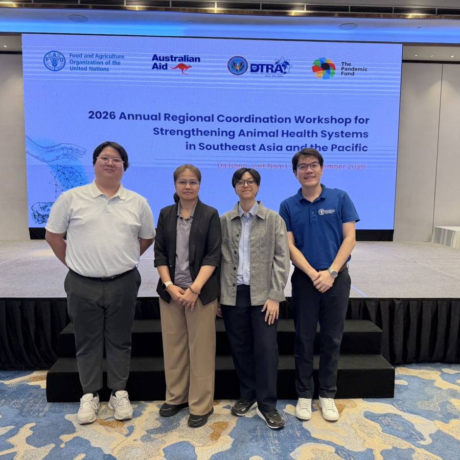 การประชุม 2026 Annual Regional Coordination Workshop for Strengthening Animal Health Systems in Southeast Asia and the Pacific